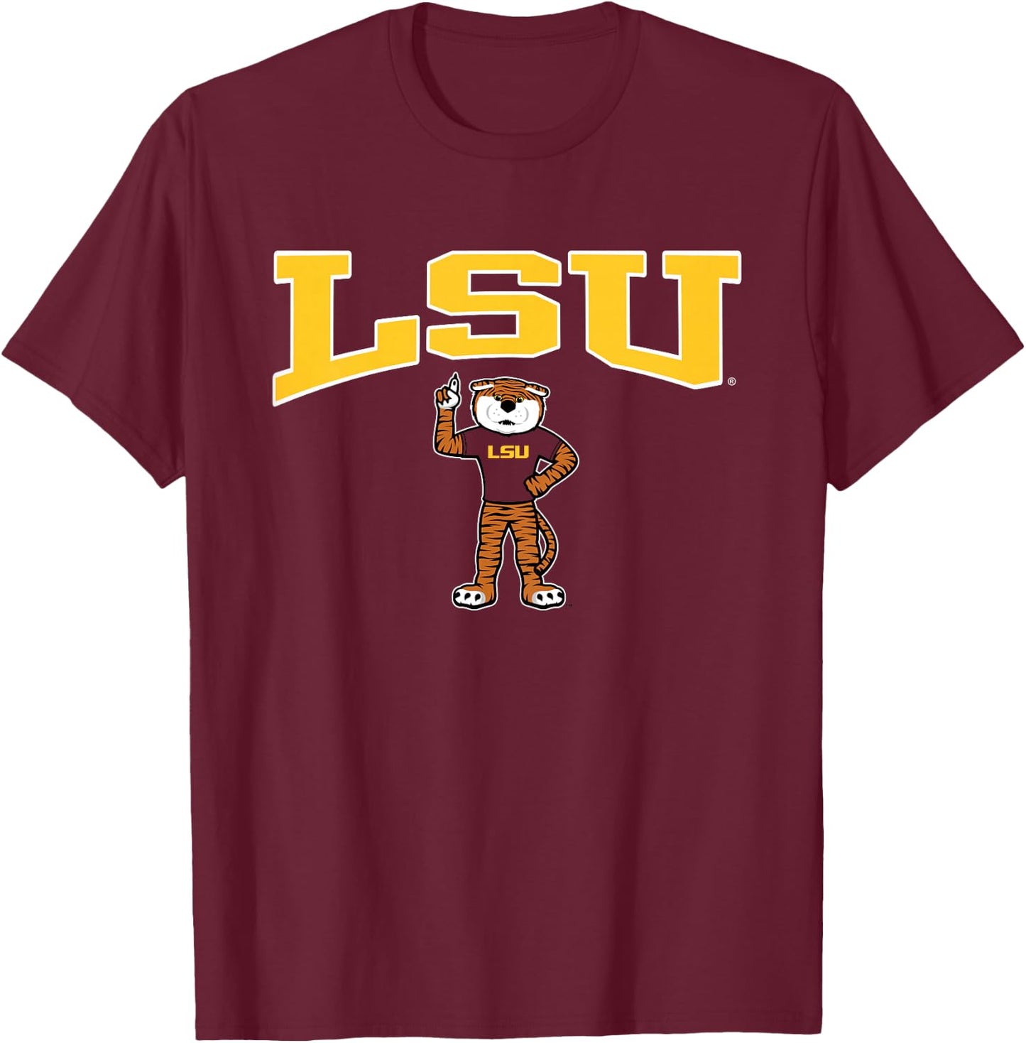 Kids LSU Tigers Kid's Mike Purple Officially Licensed T-Shirt - T-Shirt | Maroon