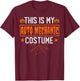 This Is My Auto Mechanic Costume Shirt Funny Halloween T-Shirt - T-Shirt | Maroon