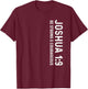 Be Strong & Courageous Joshua 1:9 Deluxe Christian T-Shirt - T-Shirt | Maroon