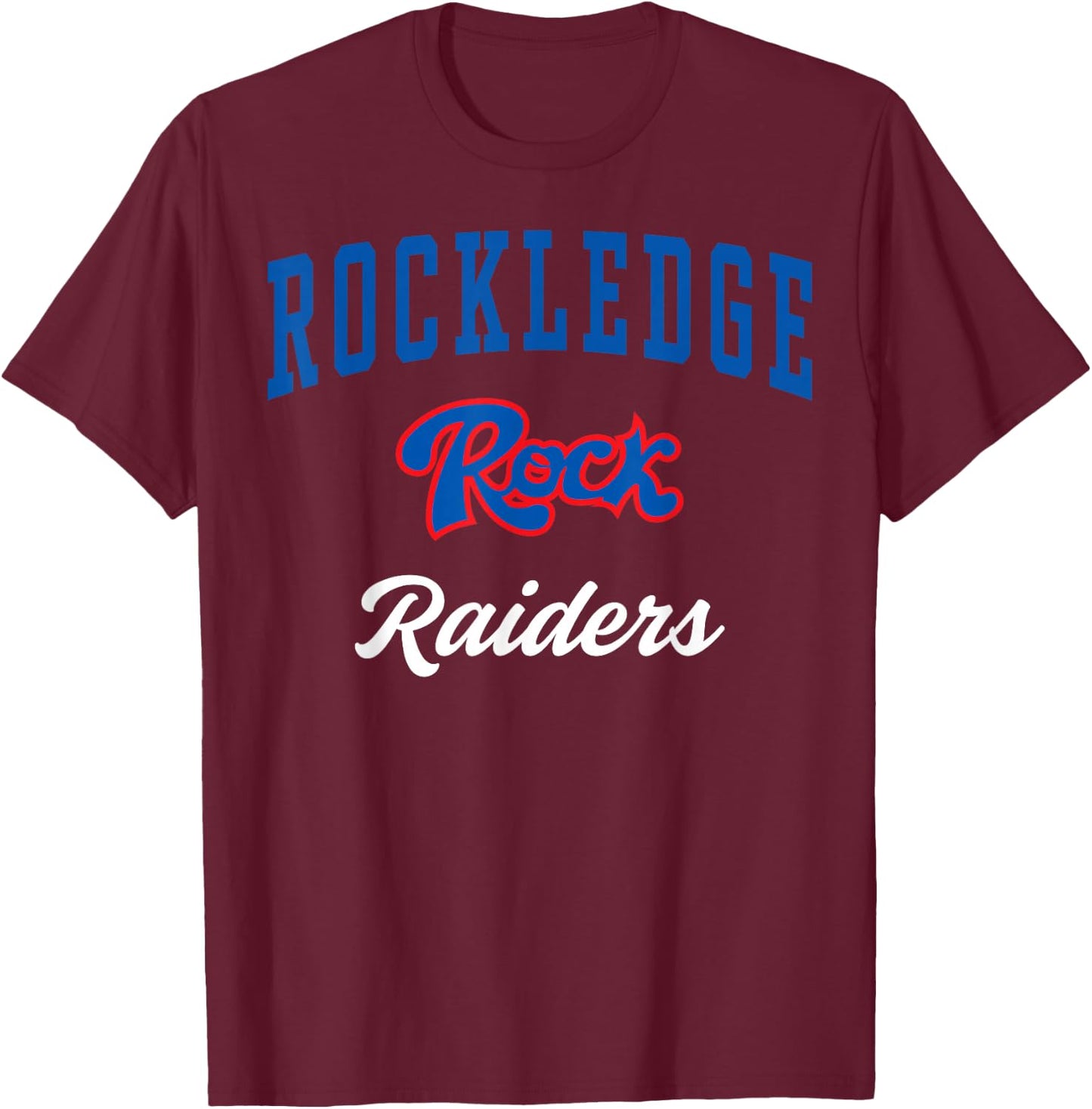 Rockledge High School Raiders C3 T-Shirt - T-Shirt | Maroon