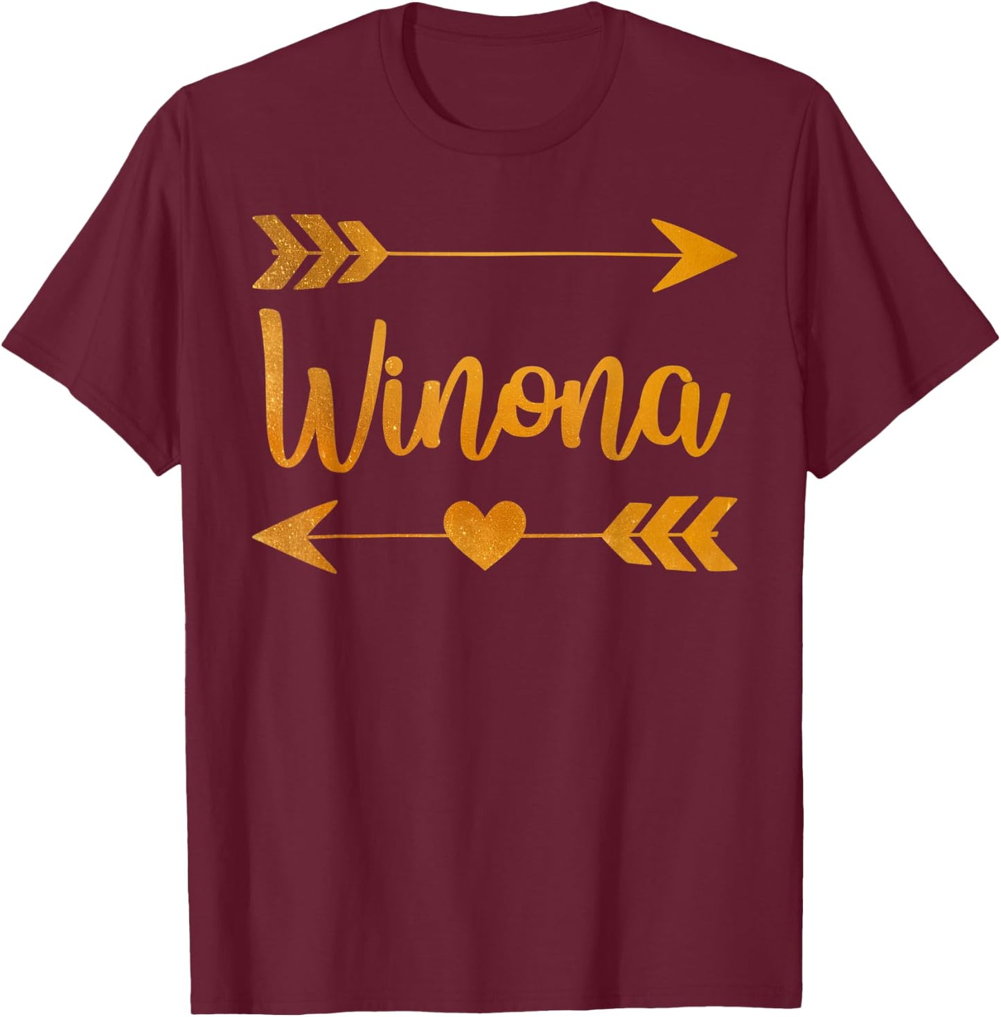 WINONA MN MINNESOTA Funny City Home Roots USA Women Gift T-Shirt - T-Shirt | Maroon