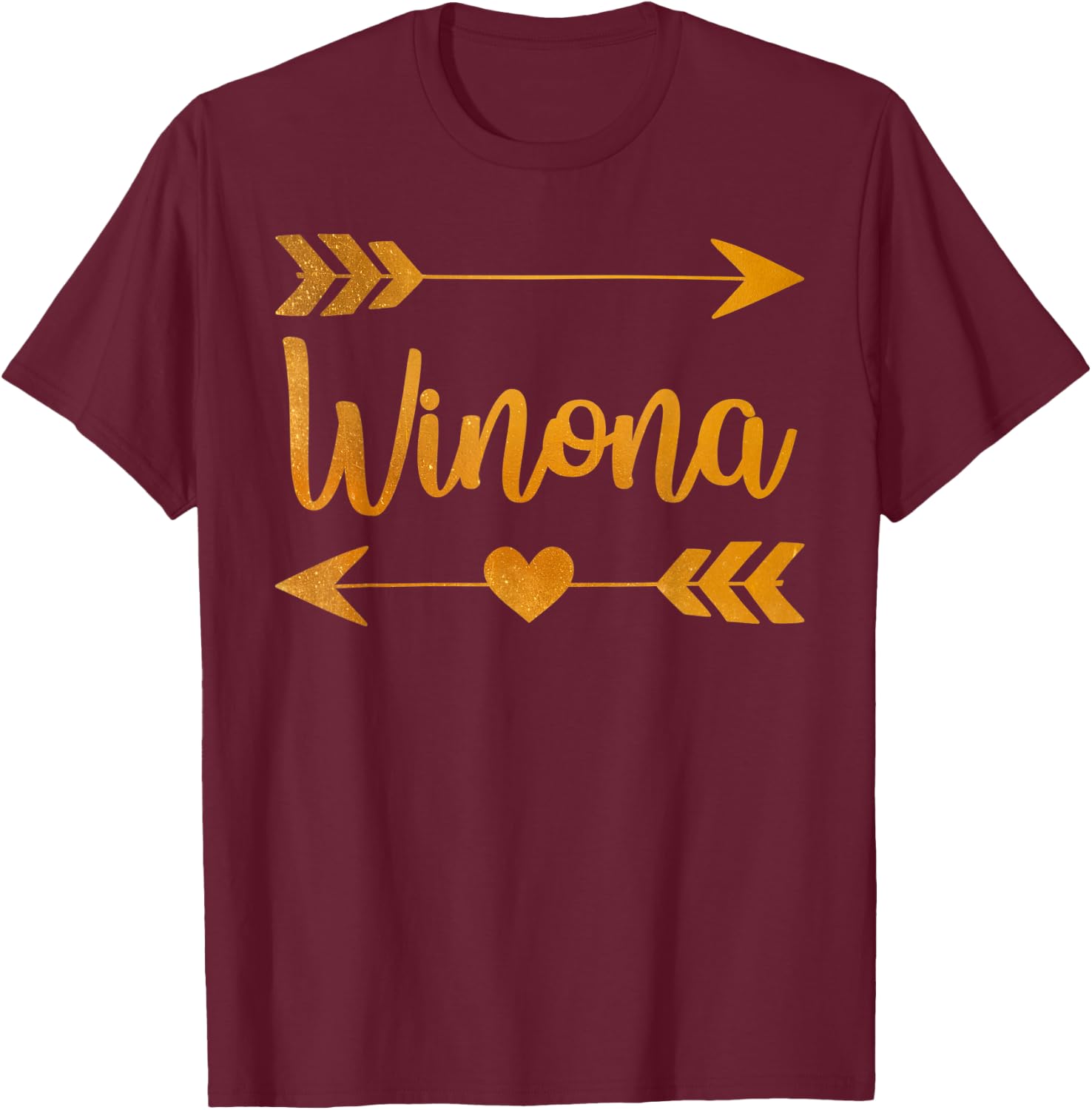 WINONA MN MINNESOTA Funny City Home Roots USA Women Gift T-Shirt - T-Shirt | Maroon