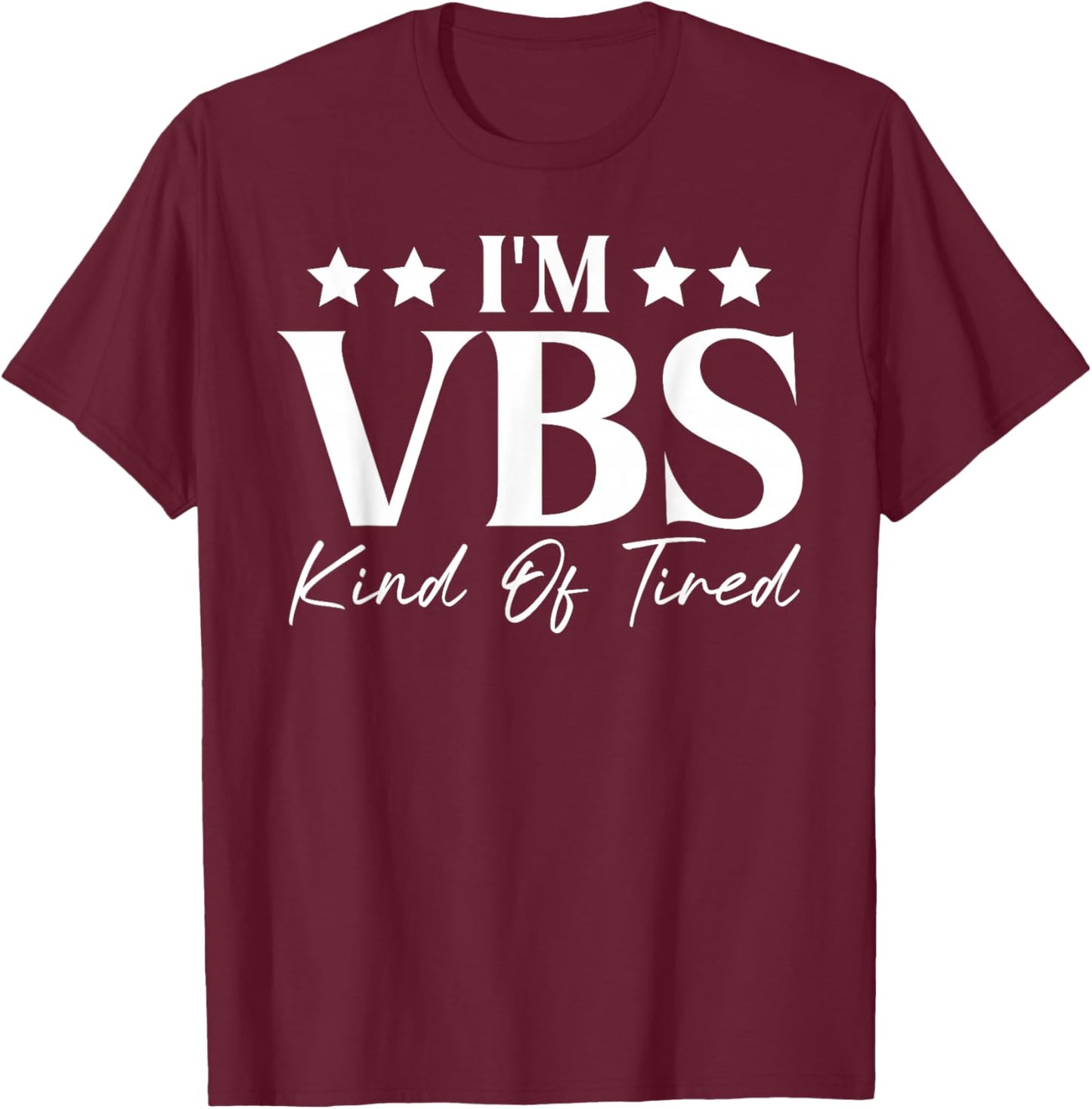 Vacation Bible School Team VBS Crew T-Shirt - T-Shirt | Maroon