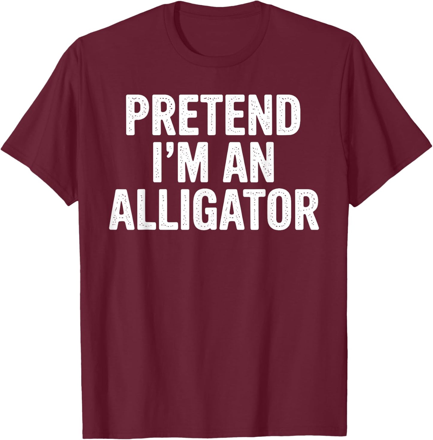 Funny Alligator Art Women Kids Crocodile Alligator T-Shirt - T-Shirt | Maroon