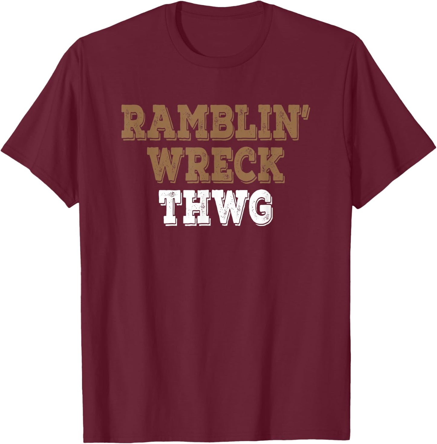Ramblin' Wreck THWG Game Day Football T-Shirt - T-Shirt | Maroon