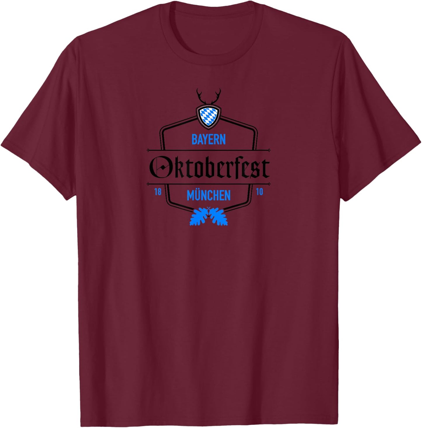 Oktoberfest Munich Bavaria German Beer Festival T-Shirt - T-Shirt | Maroon
