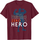 Disney Hercules Zero To Hero Silhouette Graphic T-Shirt - T-Shirt | Maroon