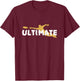 Ultimate Frisbee Silhouettes Distressed T-Shirt - T-Shirt | Maroon