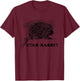 Funny Stab Rabbit Porcupine T-Shirt - T-Shirt | Maroon