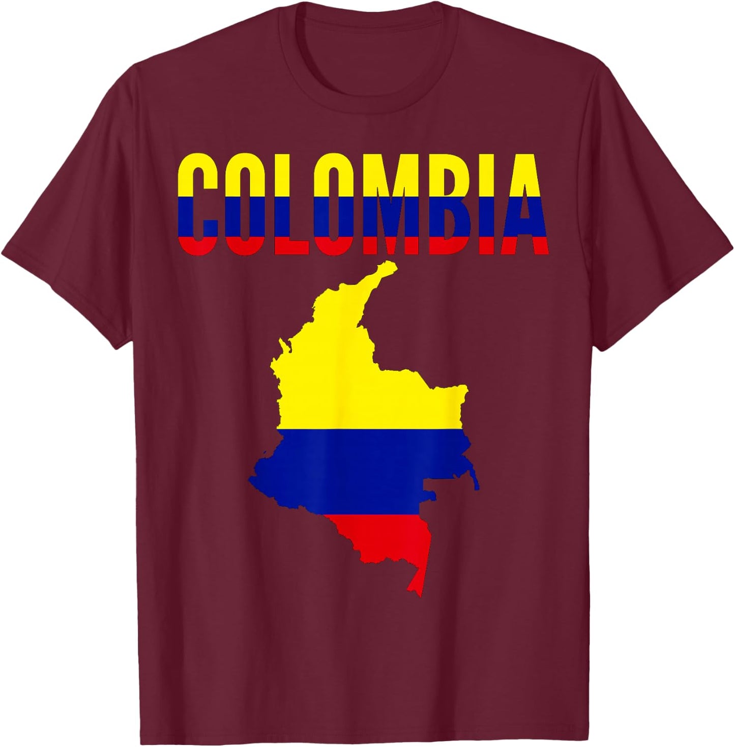 Colombia T-Shirt - T-Shirt | Maroon