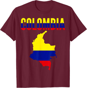 Colombia T-Shirt - T-Shirt | Maroon