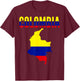 Colombia T-Shirt - T-Shirt | Maroon