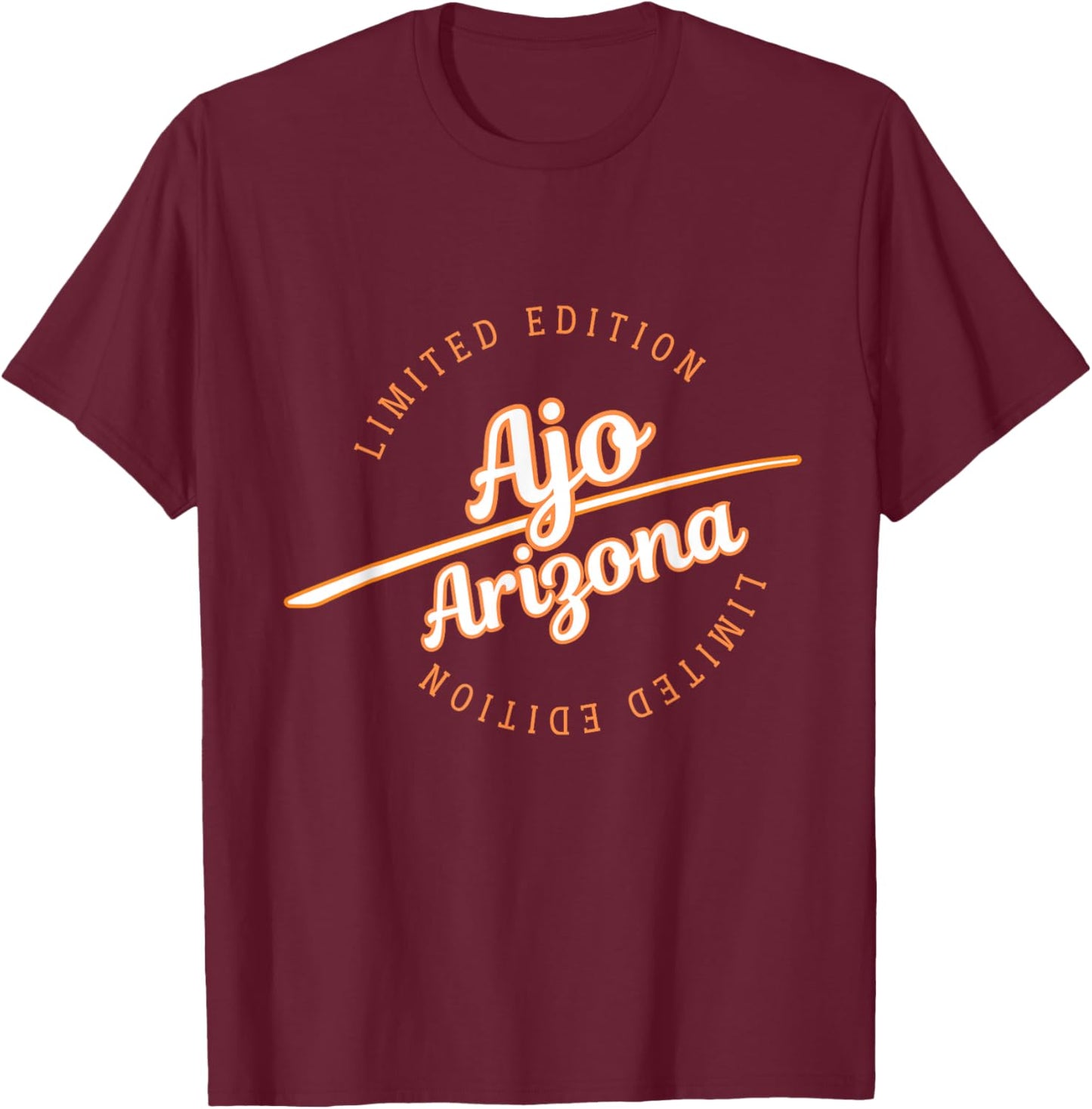 Retro Athletic Ajo AZ Apparel T-Shirt - T-Shirt | Maroon