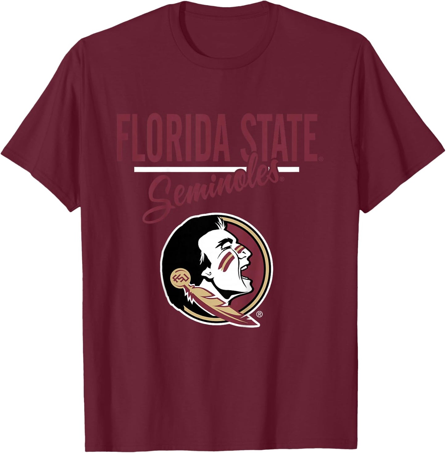 Kids Florida State Seminoles Kids Mascot Gray Officially Licensed T-Shirt - T-Shirt | Maroon