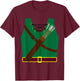 Archer Costume Halloween - Funny Archery Arrow Gift T-Shirt - T-Shirt | Maroon