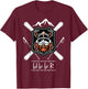 Ullr God Of Archery Shirt Norse Hunting Viking Ski T-Shirt - T-Shirt | Maroon