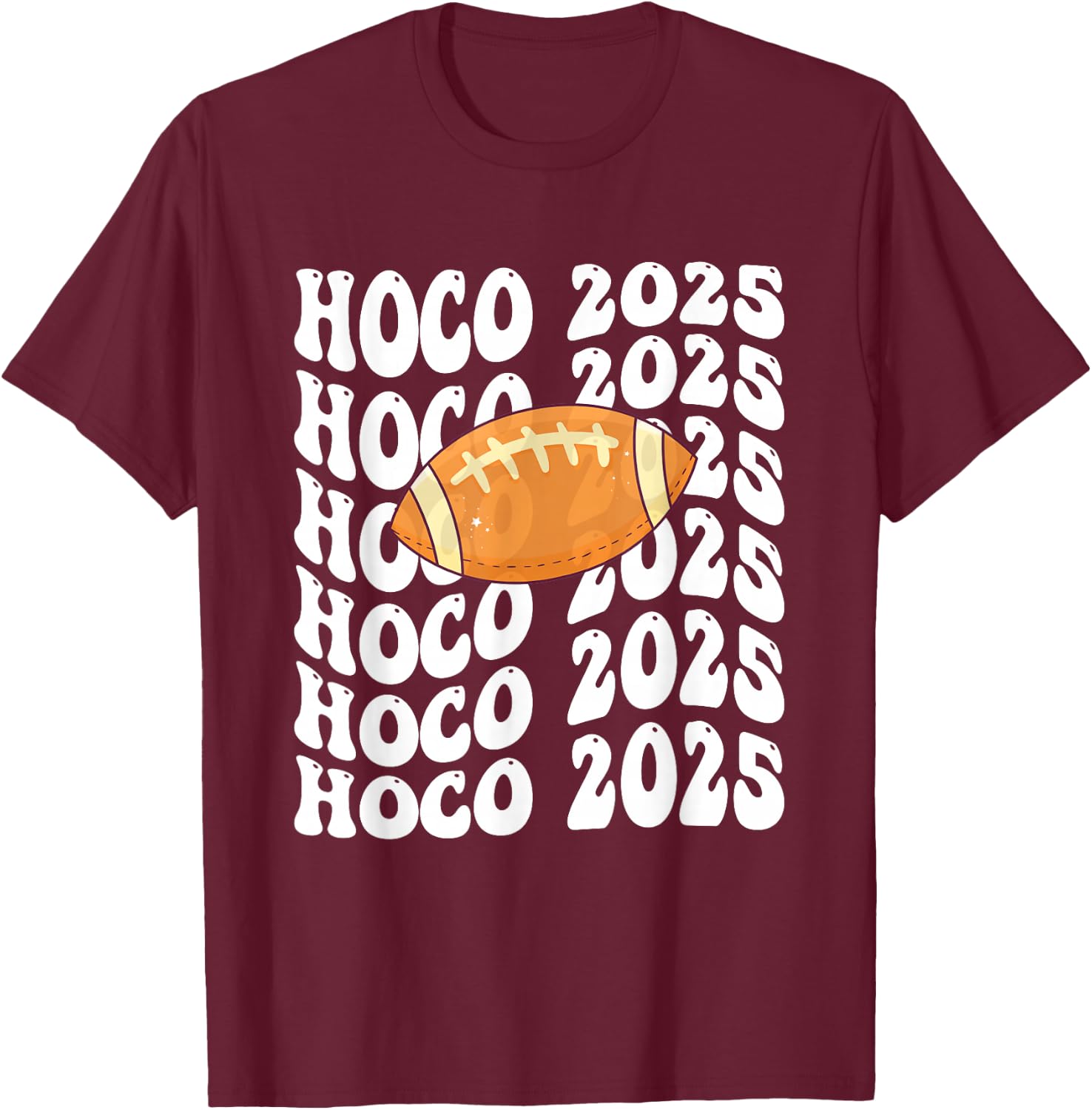 Retro Hoco 2025 Shirt Homecoming Shirt School Reunion T-Shirt - T-Shirt | Maroon