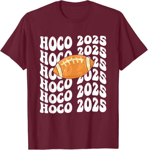 Retro Hoco 2025 Shirt Homecoming Shirt School Reunion T-Shirt - T-Shirt | Maroon