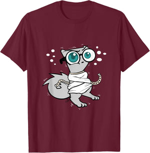 Crazy Mushroom-E The Squirrel T-Shirt - T-Shirt | Maroon