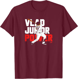 Officially Licensed Vladimir Guerrero Jr. - Vlad Junior T-Shirt - T-Shirt | Maroon