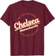Retro Athletic Chelsea MA Apparel T-Shirt - T-Shirt | Maroon