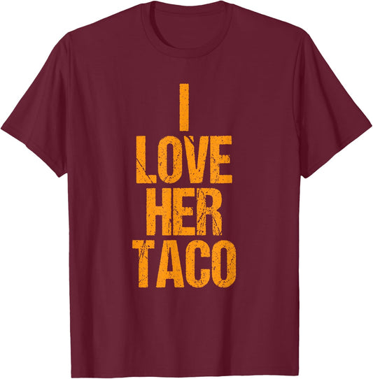 Sausage Taco Matching Couple Costumes Halloween Funny T-Shirt - T-Shirt | Maroon