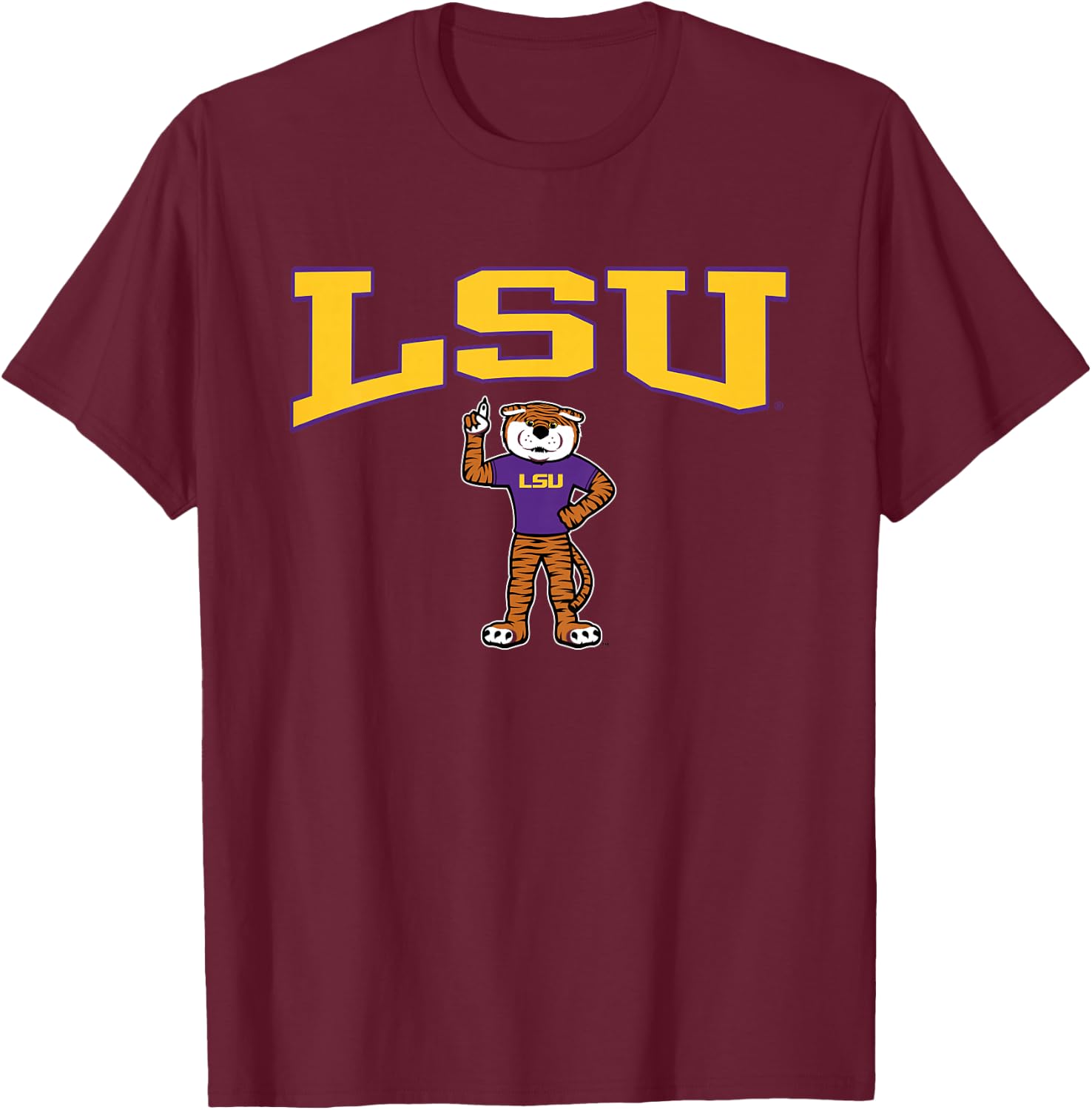 Kids LSU Tigers Kid's Mike Gray Officially Licensed T-Shirt - T-Shirt | Maroon