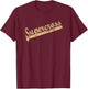 Supercross Vintage and Retro Dirt Bike Shirt T-Shirt - T-Shirt | Maroon