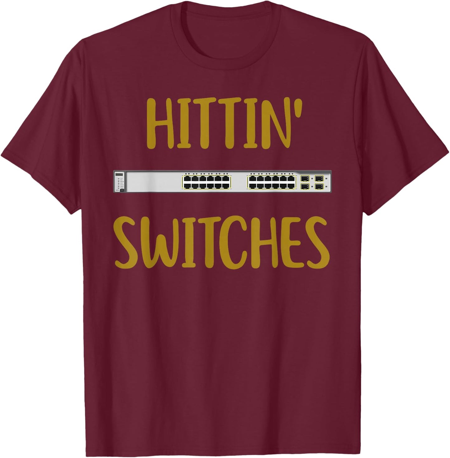 Network Systems Engineer Fun IT Technician Gift T Shirt T-Shirt - T-Shirt | Maroon