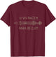 Roman Gladius, latin motto Si Vis Pacem Para Bellum T-Shirt - T-Shirt | Maroon