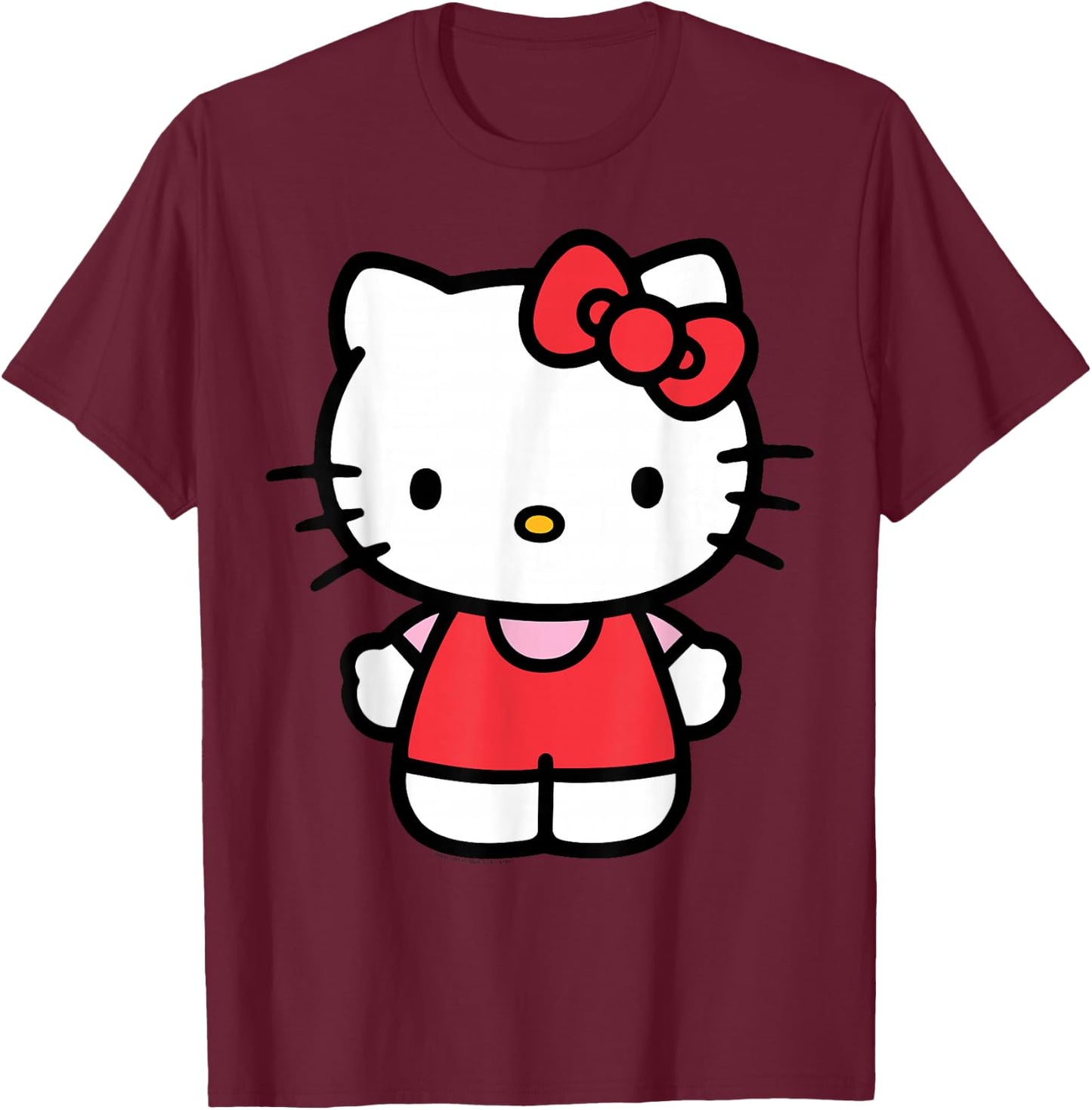 Hello Kitty Front and Back Shirt T-Shirt - T-Shirt | Maroon