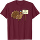 Turkey Eat Pizza Adult Vegan Kids Funny Thanksgiving T-Shirt - T-Shirt | Maroon