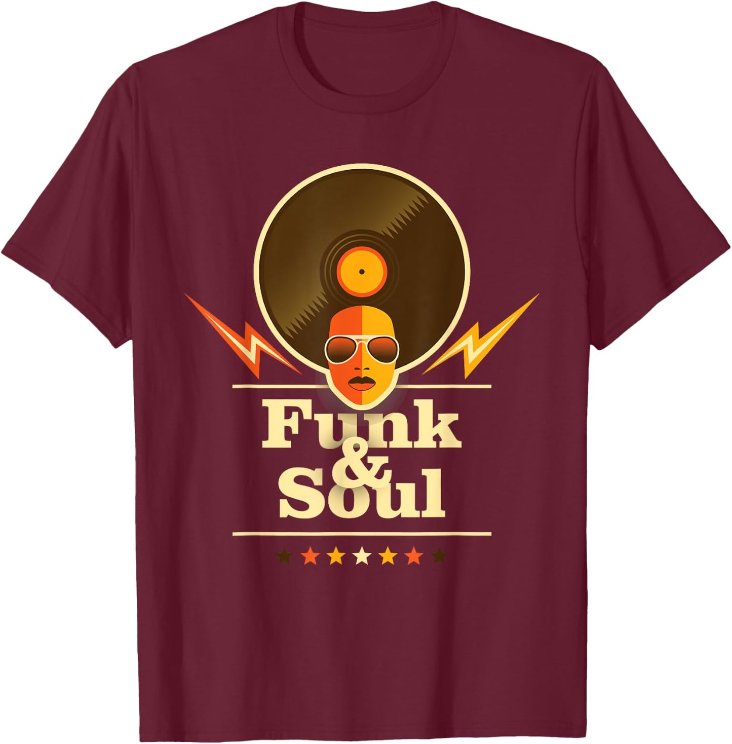 Funk And Soul T Shirt T-Shirt - T-Shirt | Maroon