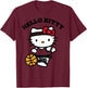 Hello Kitty Kids Basketball , Blue, Small T-Shirt - T-Shirt | Maroon