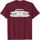 Lowrider 61 Impala Dark Colors T-Shirt - T-Shirt | Maroon