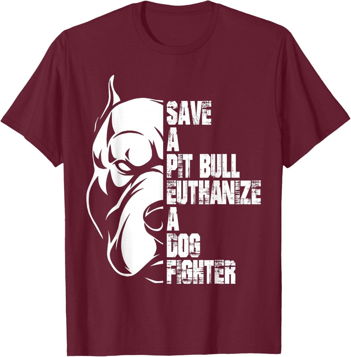 Anti-cruelty. T-Shirt - T-Shirt | Maroon