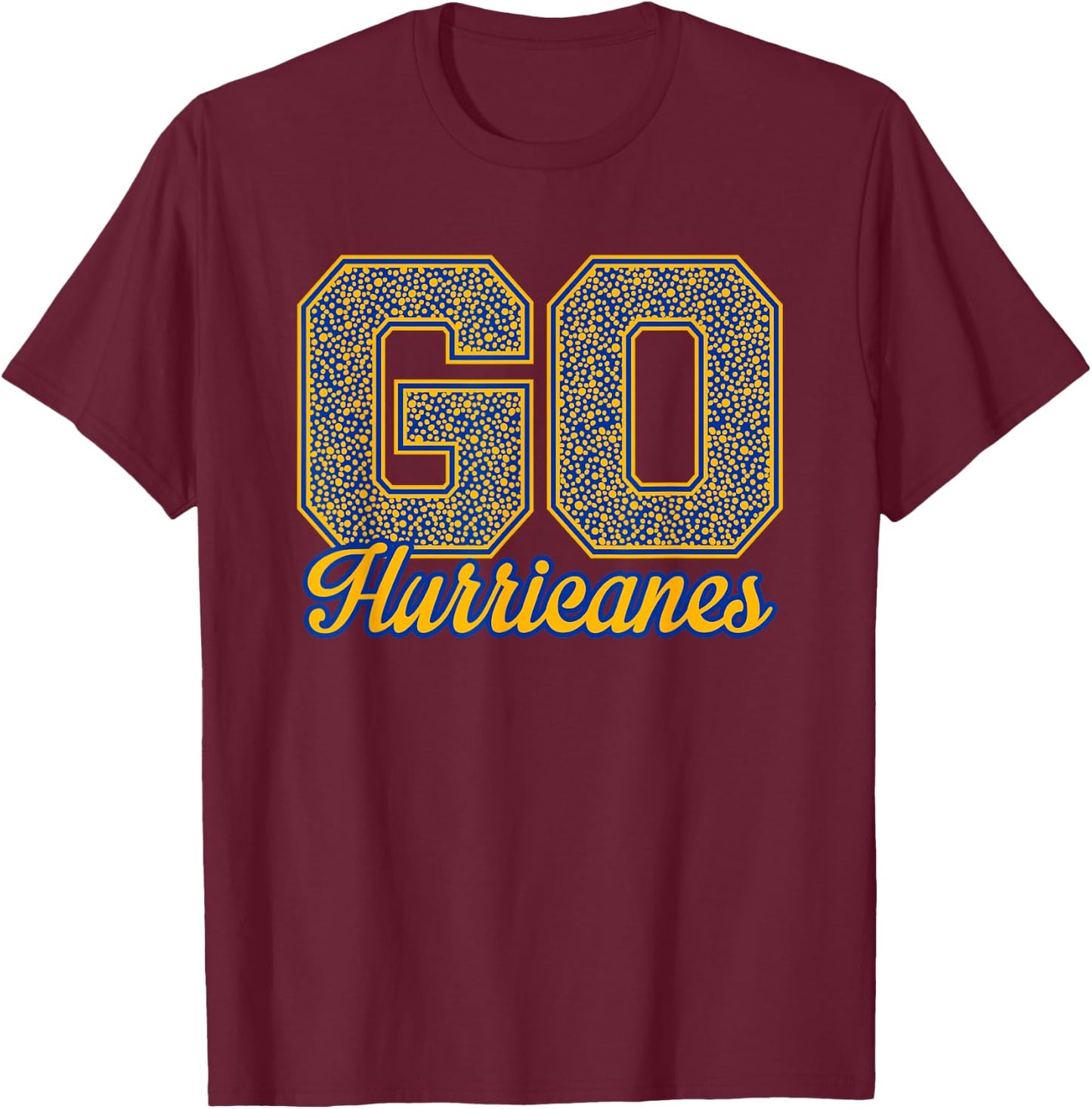 Wren Hurricanes GO! School Pride T-Shirt - T-Shirt | Maroon