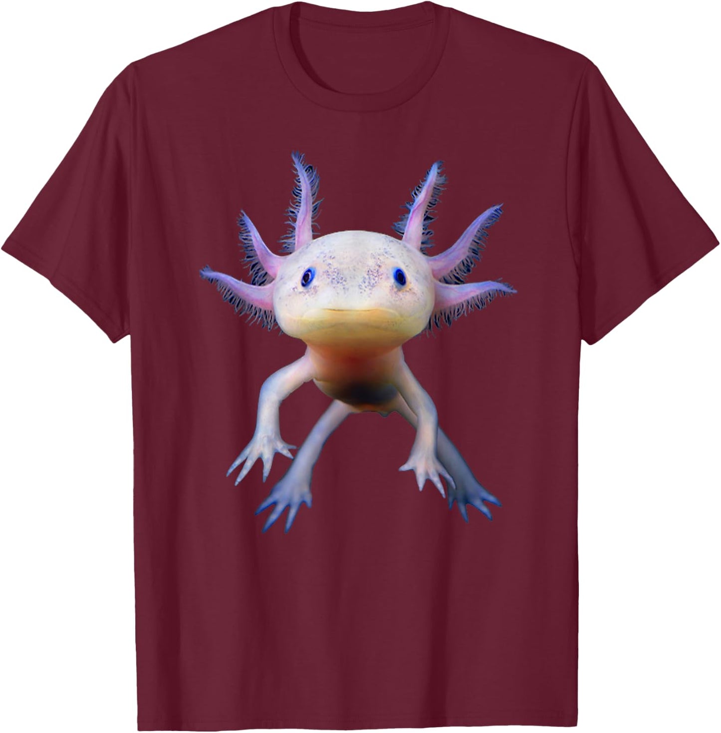 Axolotl Shirt: Limited Edition T-Shirt - T-Shirt | Maroon
