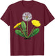 Dandelion Summer Flower Shirt Love Plants Gardening Men Women Kids T-Shirt - T-Shirt | Maroon