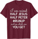 I Am Mixed Half Jesus And Half Peter Funny Christian T-Shirt - T-Shirt | Maroon