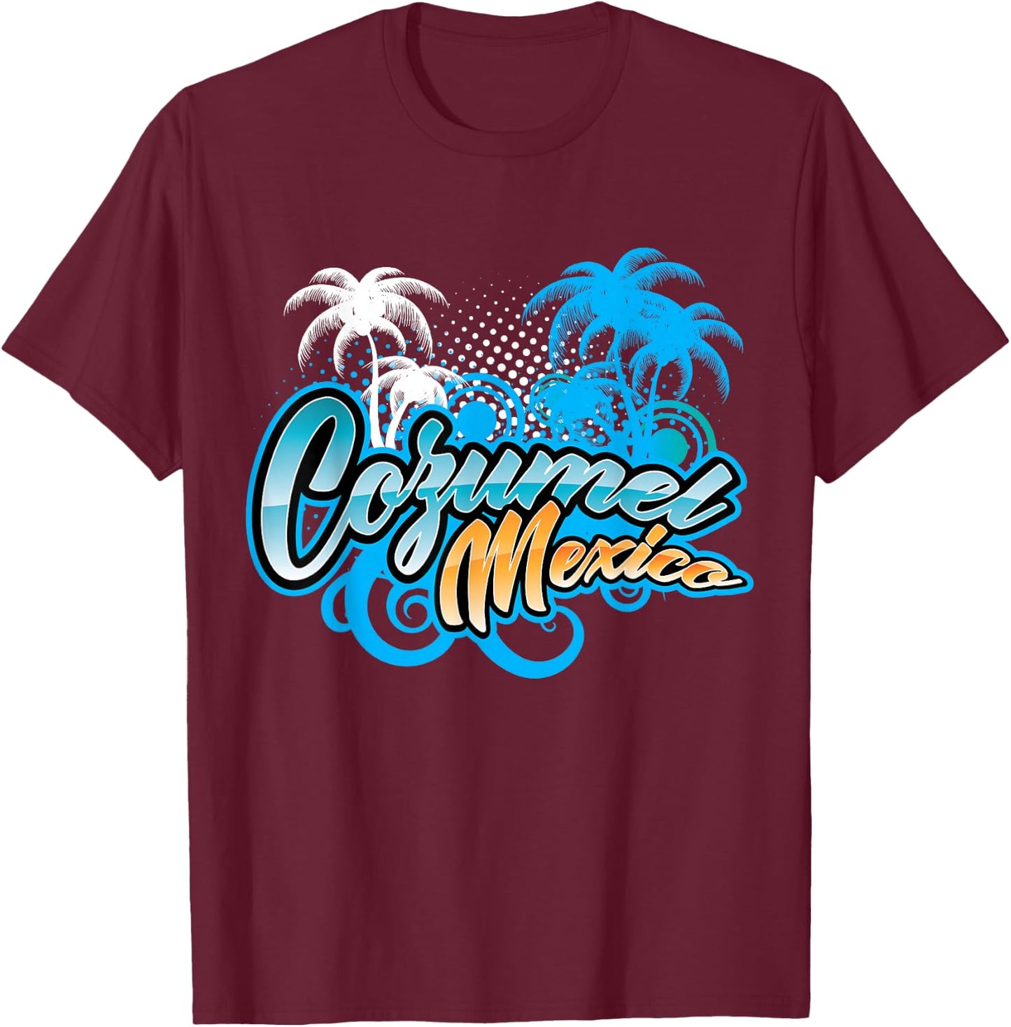 Cozumel Mexico Souvenir Gift Traveler Men/Women T-Shirt - T-Shirt | Maroon