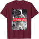 Fake Moon Landing Gift A Conspiracy Theorist T-Shirt - T-Shirt | Maroon