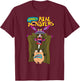Nickelodeon AAAHH Real Monsters Trench Coat Disguise T-Shirt - T-Shirt | Maroon