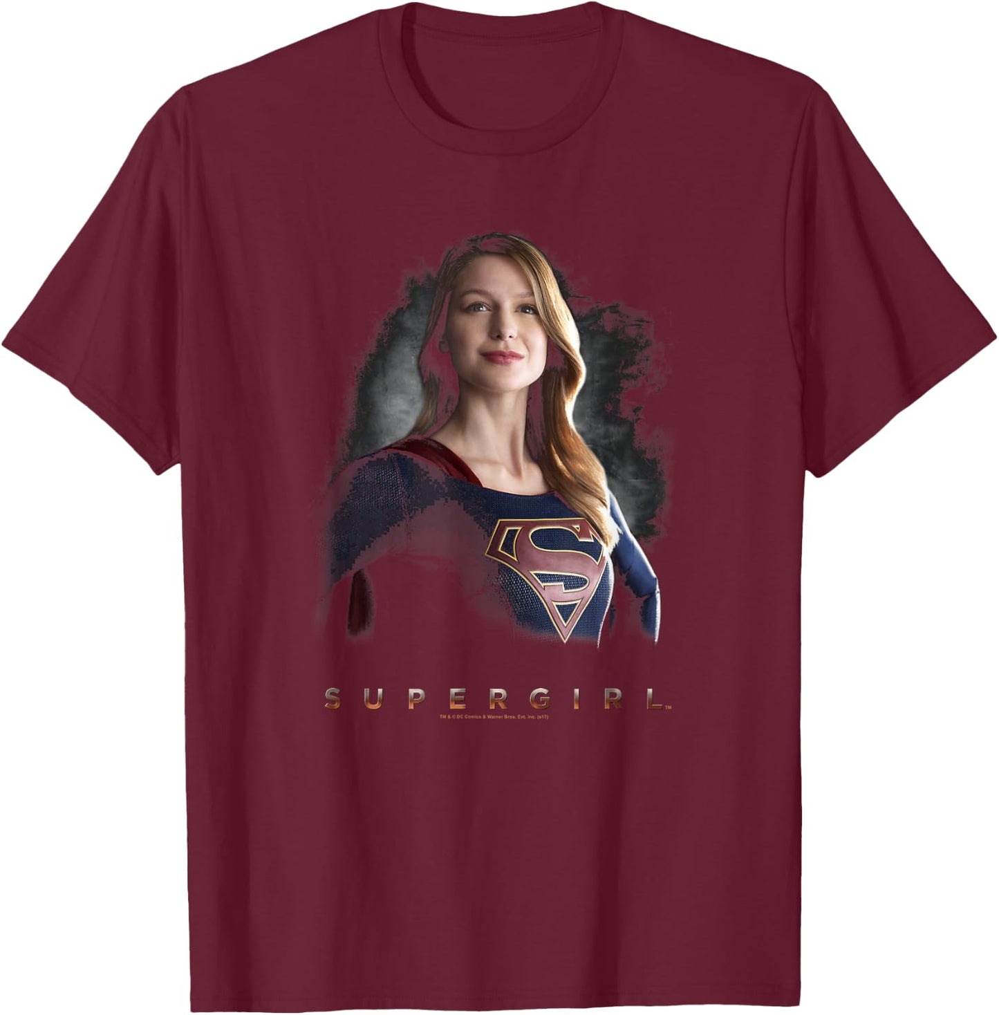 Supergirl TV Series Stand Tall T-Shirt - T-Shirt | Maroon