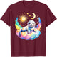 Rainbow Clouds Baby Seal Seals T-Shirt - T-Shirt | Maroon