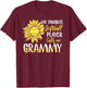 My Favorite Softball Player Calls Me Grammy T-Shirt - T-Shirt | Maroon
