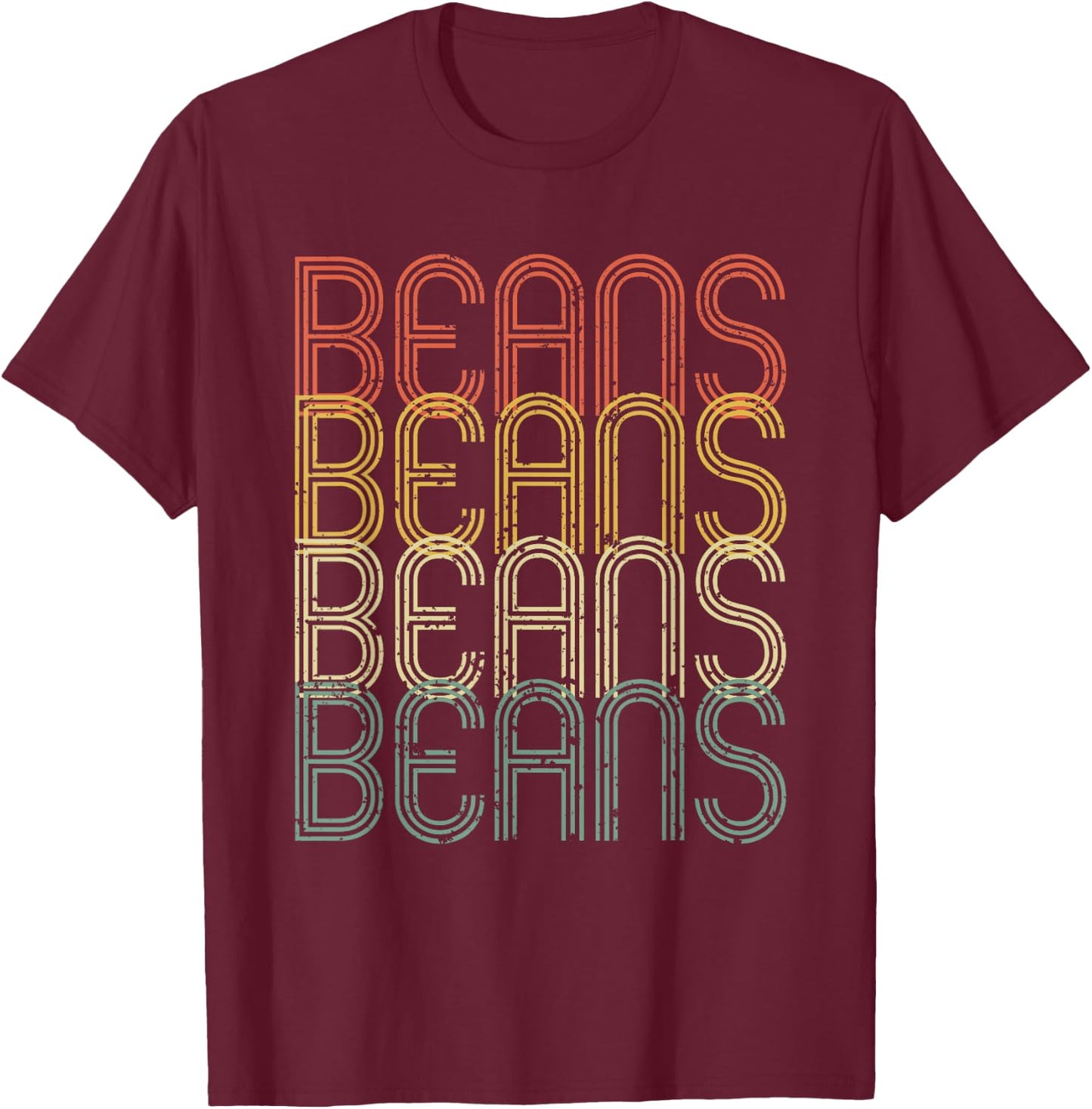 Barista Shirt Retro Coffee Beans Vintage Style Gift T-Shirt - T-Shirt | Maroon