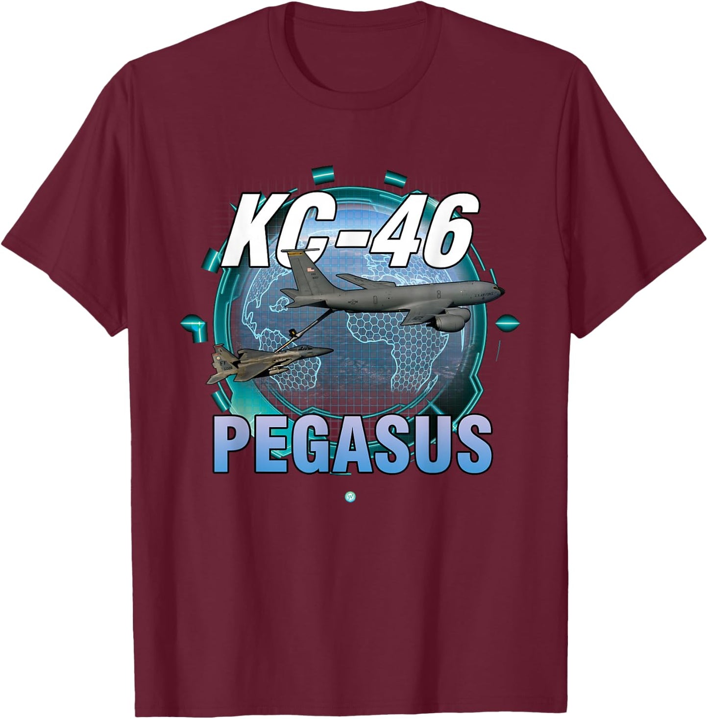 KC-46 Pegasus Gift Veteran T-Shirt - T-Shirt | Maroon