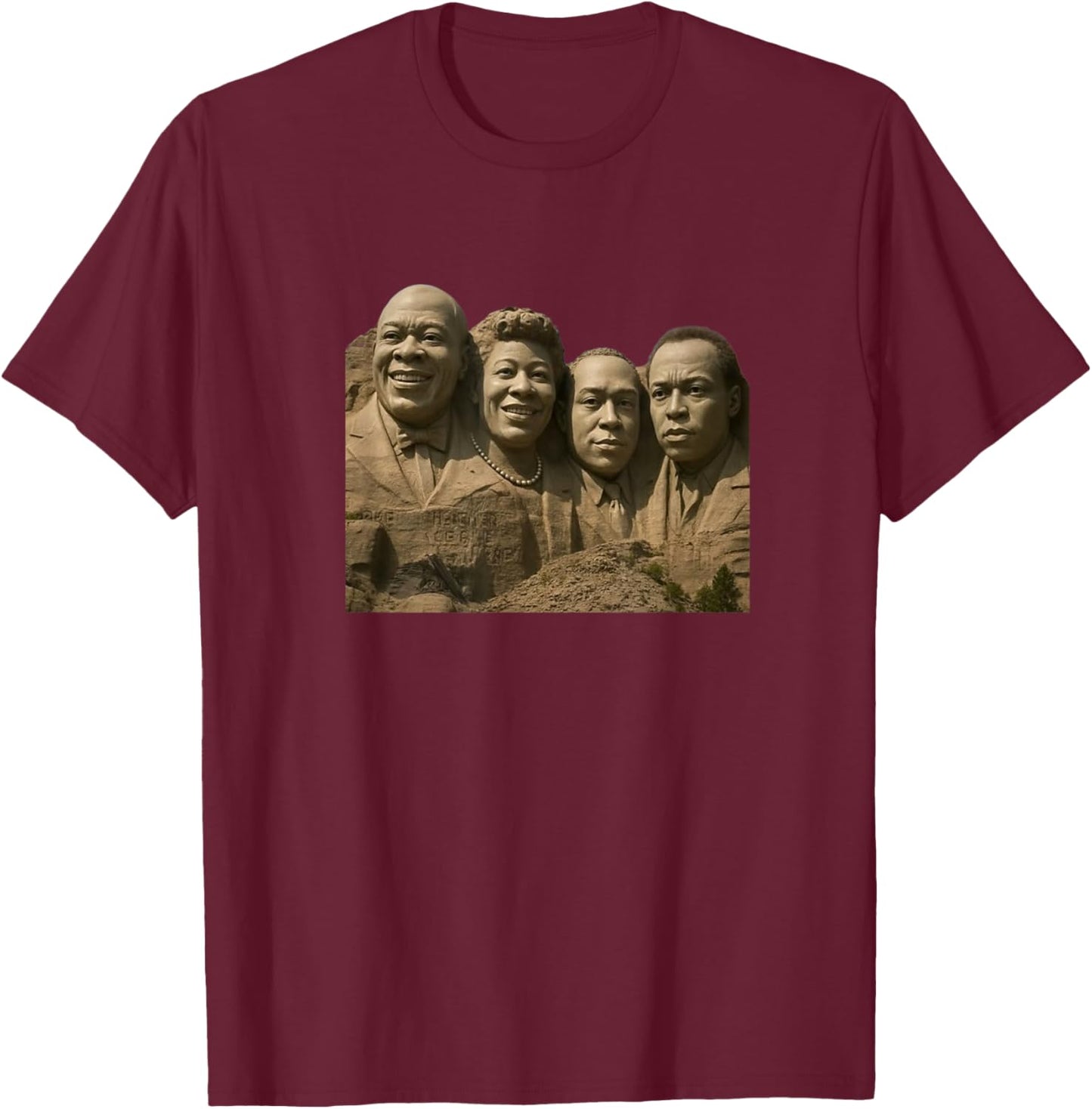 Jazz Funk & Soul - Afro Retro Vintage Music T-Shirt - T-Shirt | Maroon