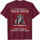 Knight templar -I'm on Team Jesus A Warrior Of Christ T-Shirt - T-Shirt | Maroon